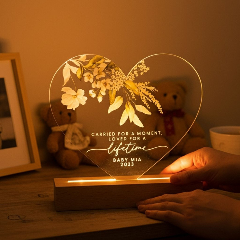 Baby Loss Memorial Night Light Infant Miscarriage Keepsake Gift