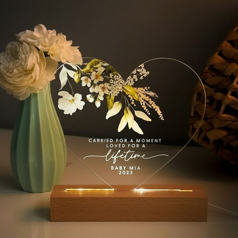 Baby Loss Memorial Night Light Infant Miscarriage Keepsake Gift