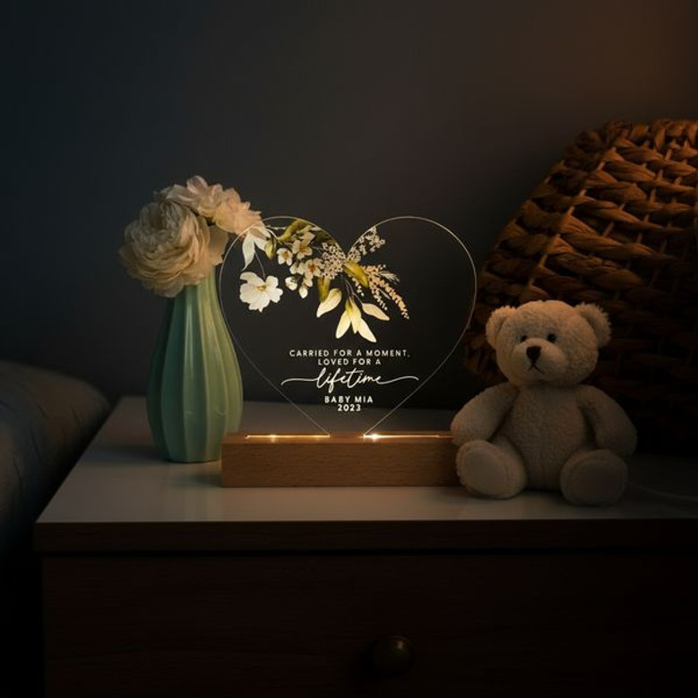 Baby Loss Memorial Night Light Infant Miscarriage Keepsake Gift