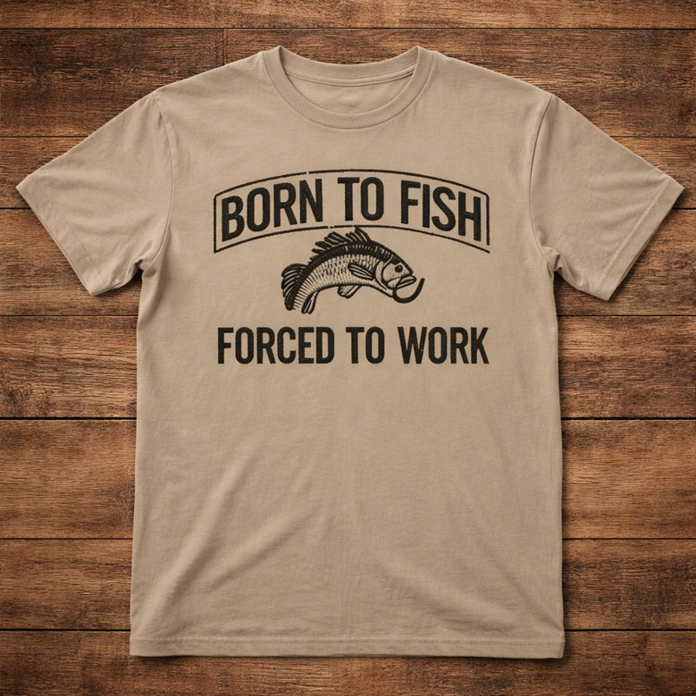 Born to Fish Embroidered Comfort Colors T-shirt Dad Gift Born to Fish Embroidered Comfort Colors T-shirt Dad Gift