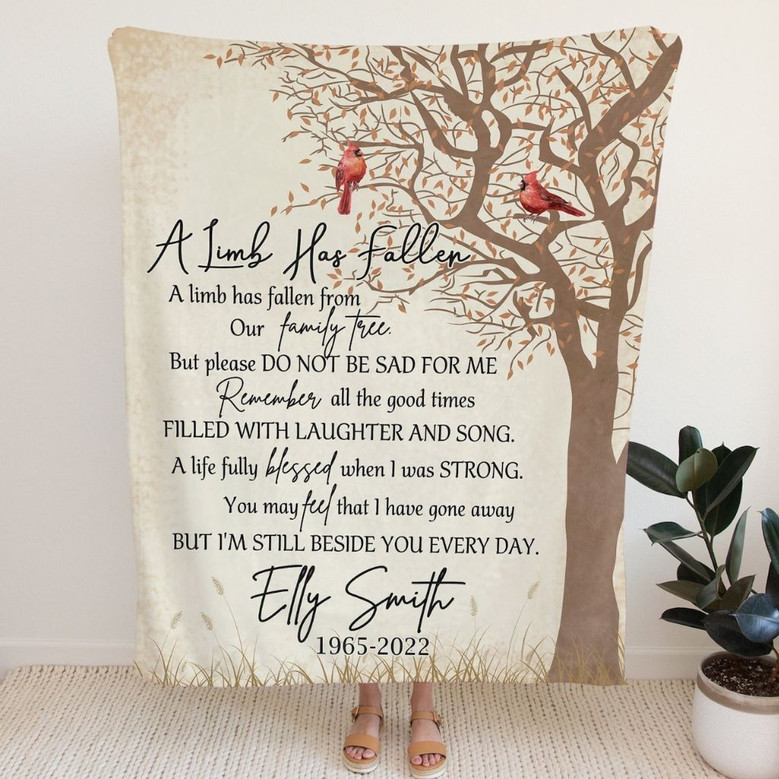 Cardinals Appear Memorial Fleece Blanket for Healing Cardinals Appear Memorial Fleece Blanket for Healing
