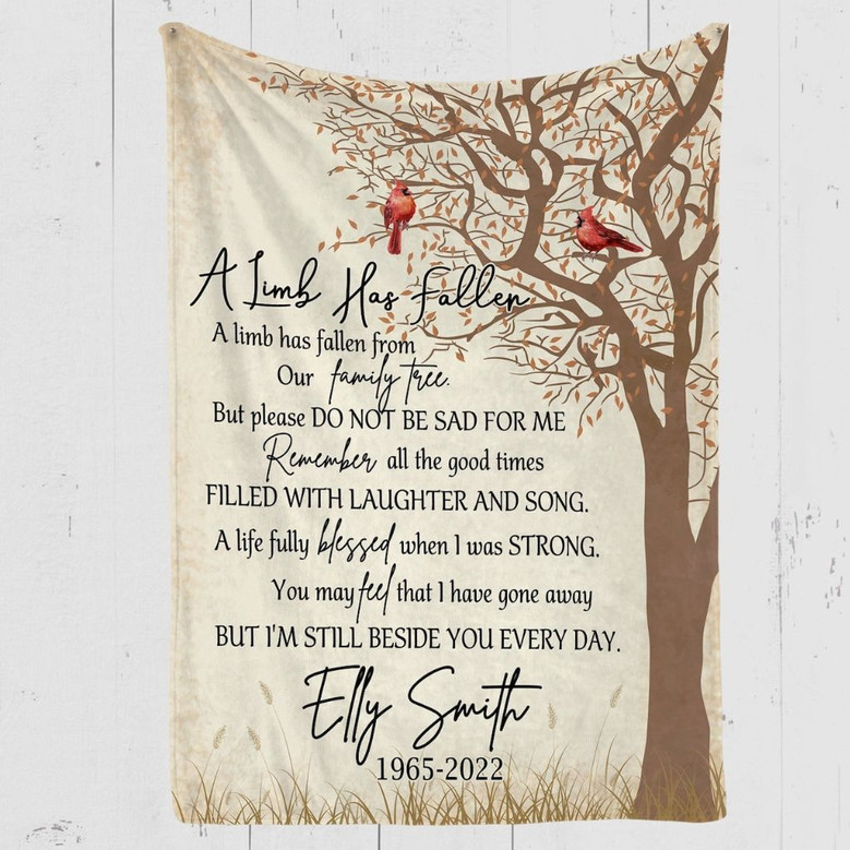 Cardinals Appear Memorial Fleece Blanket for Healing Cardinals Appear Memorial Fleece Blanket for Healing