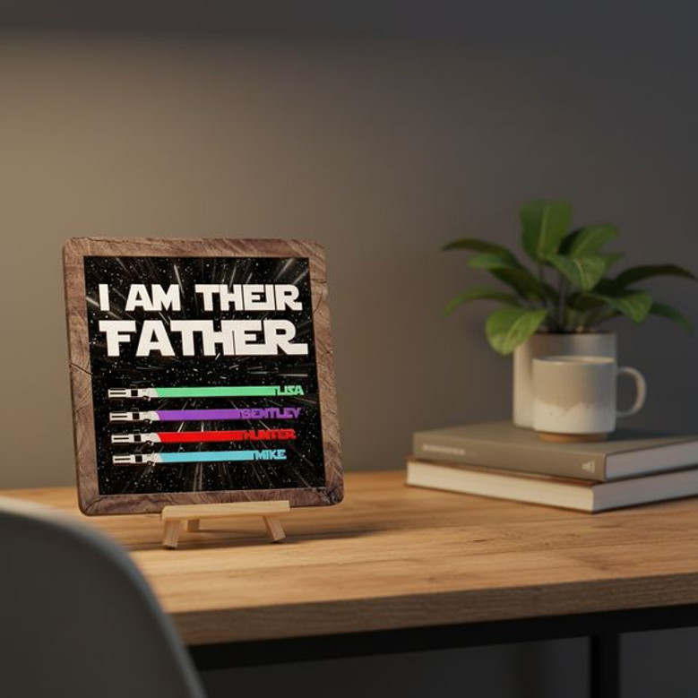 Jedi Dad I Am Their Father Custom Lightsaber Wood Sign Gift Jedi Dad I Am Their Father Custom Lightsaber Wood Sign Gift