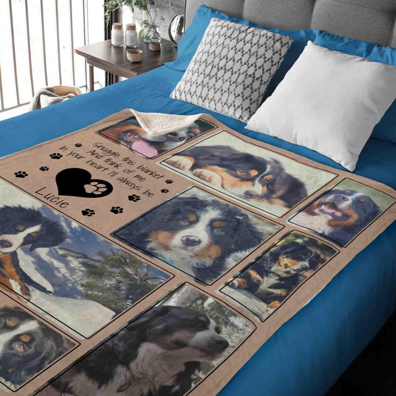 Memories of Your Pup Custom Photo Dog Memorial Fleece Blanket Memories of Your Pup Custom Photo Dog Memorial Fleece Blanket