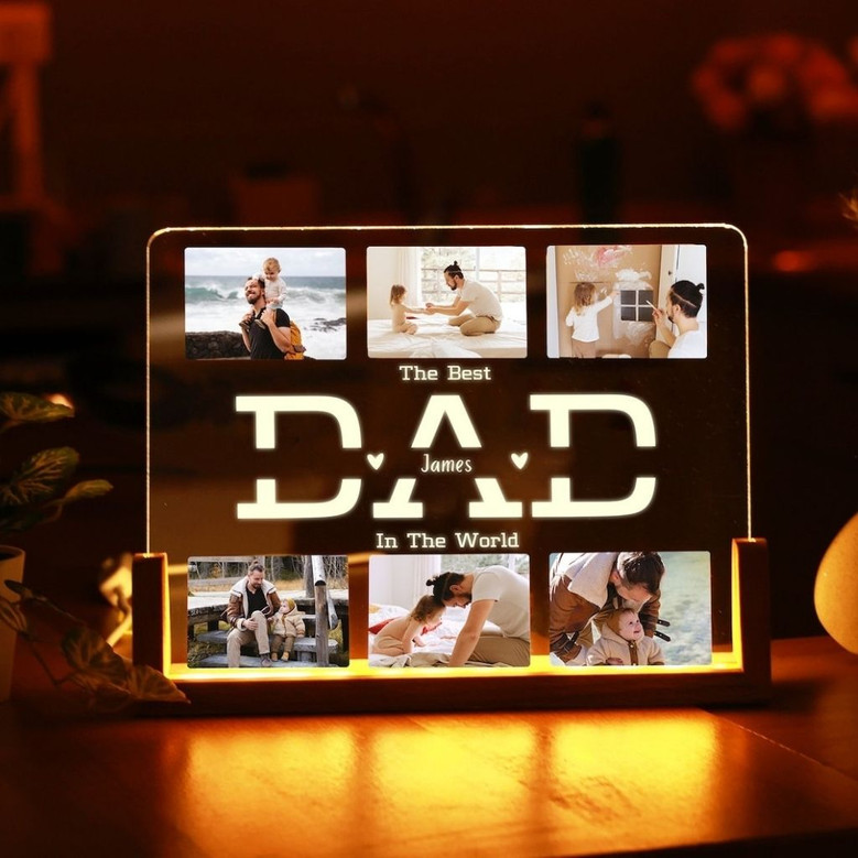 Personalized Family Keepsake Photo Memorial Light Night Gift Personalized Family Keepsake Photo Memorial Light Night Gift