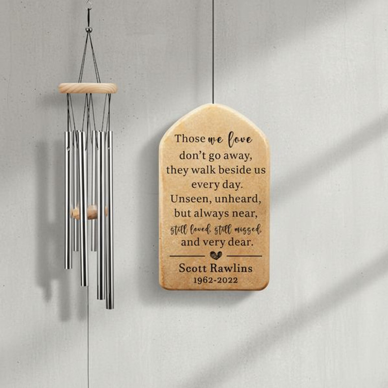 Honoring Memories Personalized Sympathy Wind Chime Tribute Honoring Memories Personalized Sympathy Wind Chime Tribute