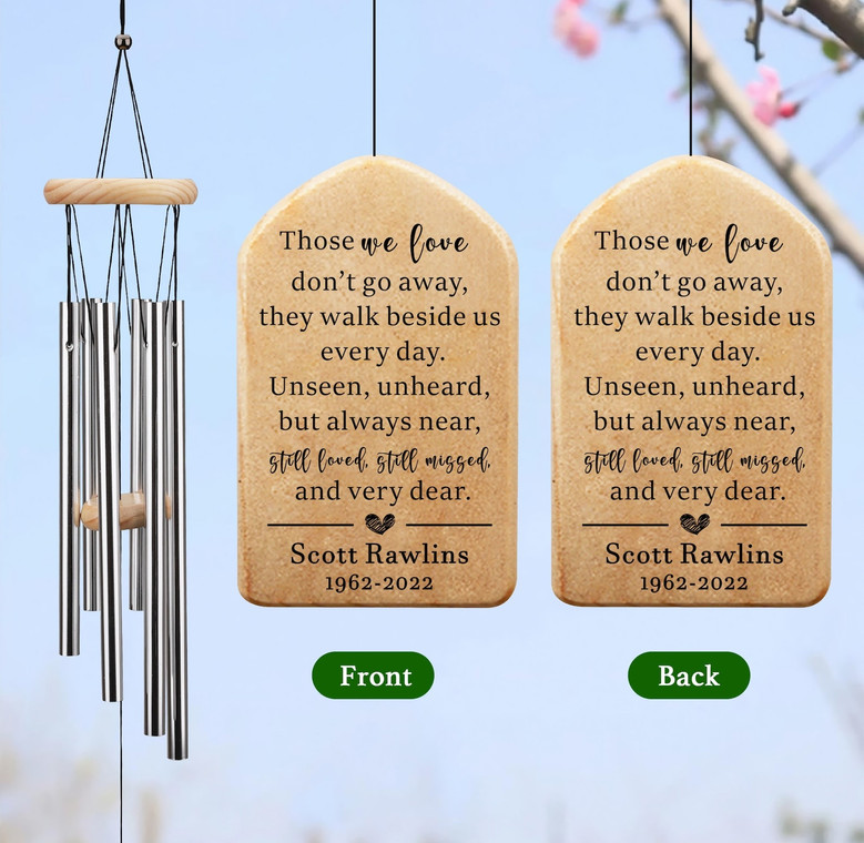 Honoring Memories Personalized Sympathy Wind Chime Tribute Honoring Memories Personalized Sympathy Wind Chime Tribute