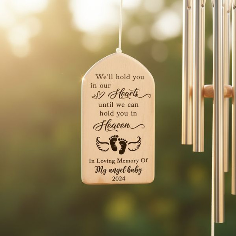 Heavenly Angels Song Baby Memorial Wind Chime Remembrance Gift