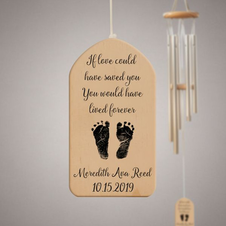Heavenly Melodies Infant Loss Remembrance Memorial Wind Chime