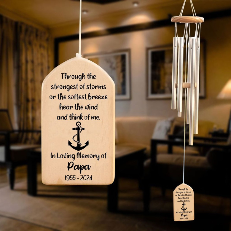 Hope Anchors the Soul Nautical Memorial Wind Chime Hope Anchors the Soul Nautical Memorial Wind Chime