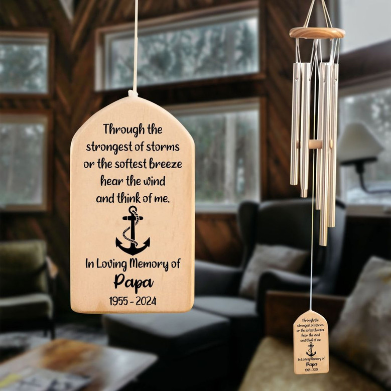 Hope Anchors the Soul Nautical Memorial Wind Chime Hope Anchors the Soul Nautical Memorial Wind Chime