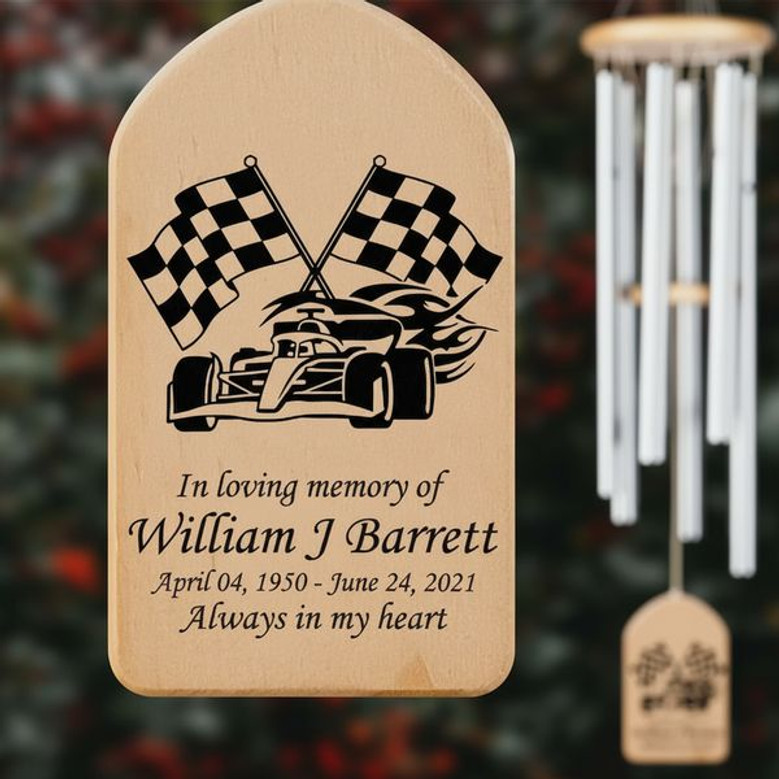 Racing to the Heavens F1 Memorial Wind Chime Tribute Gift Racing to the Heavens F1 Memorial Wind Chime Tribute Gift