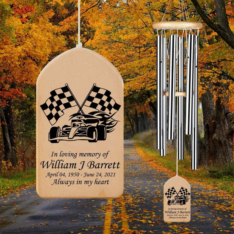 Racing to the Heavens F1 Memorial Wind Chime Tribute Gift Racing to the Heavens F1 Memorial Wind Chime Tribute Gift