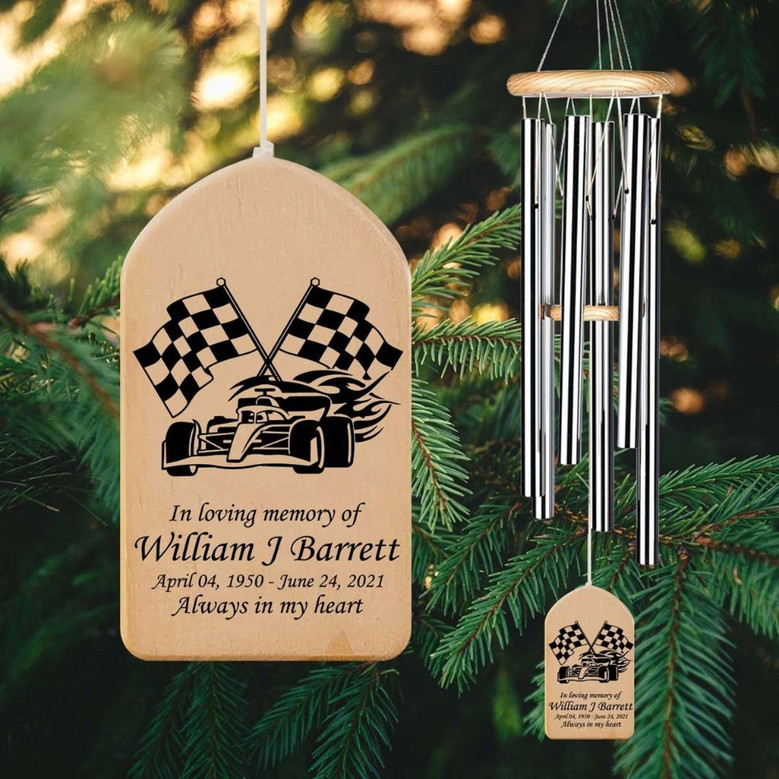 Racing to the Heavens F1 Memorial Wind Chime Tribute Gift Racing to the Heavens F1 Memorial Wind Chime Tribute Gift