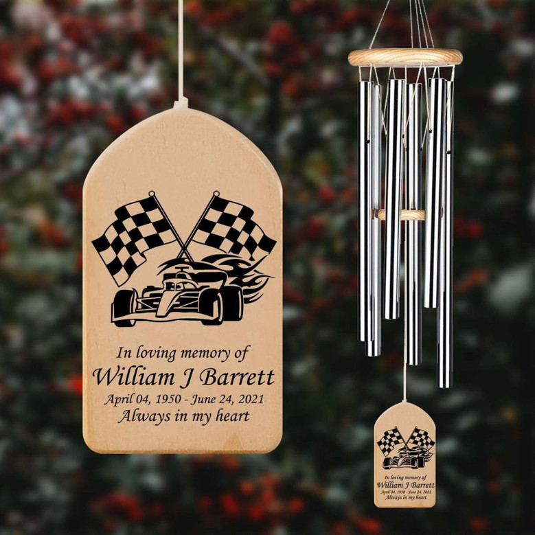 Racing to the Heavens F1 Memorial Wind Chime Tribute Gift Racing to the Heavens F1 Memorial Wind Chime Tribute Gift