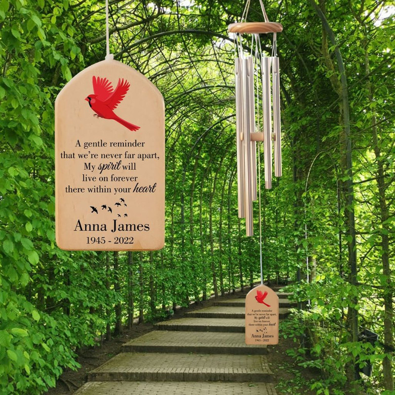 Red Birds Song Cardinal Memorial Wind Chime Sympathy Gift Red Birds Song Cardinal Memorial Wind Chime Sympathy Gift