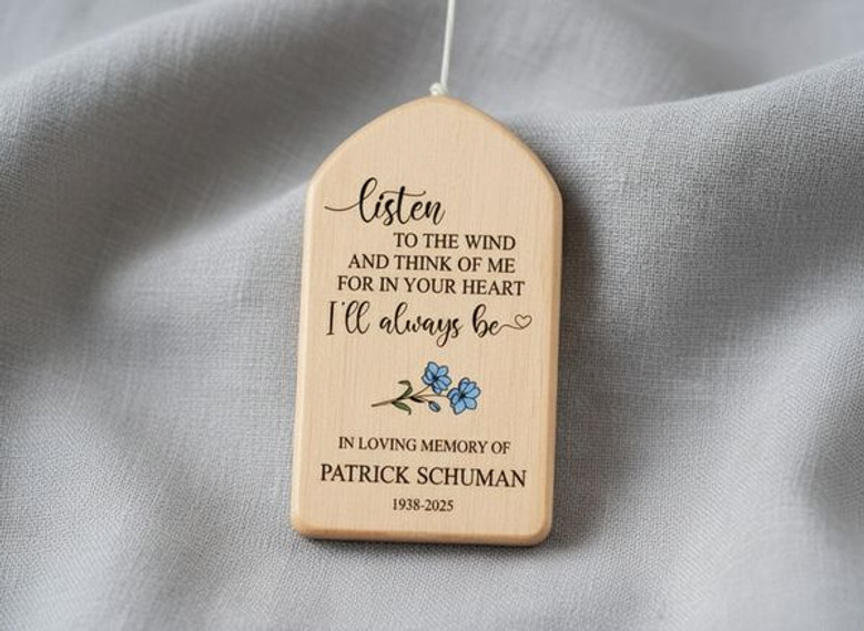 Soulful Serenity Personalized Remembrance Memorial Wind Chime Soulful Serenity Personalized Remembrance Memorial Wind Chime