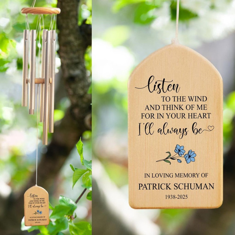 Soulful Serenity Personalized Remembrance Memorial Wind Chime Soulful Serenity Personalized Remembrance Memorial Wind Chime