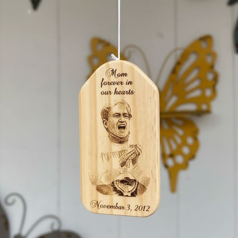 Whispering Memories Custom Family Memorial Wind Chime Gift Whispering Memories Custom Family Memorial Wind Chime Gift