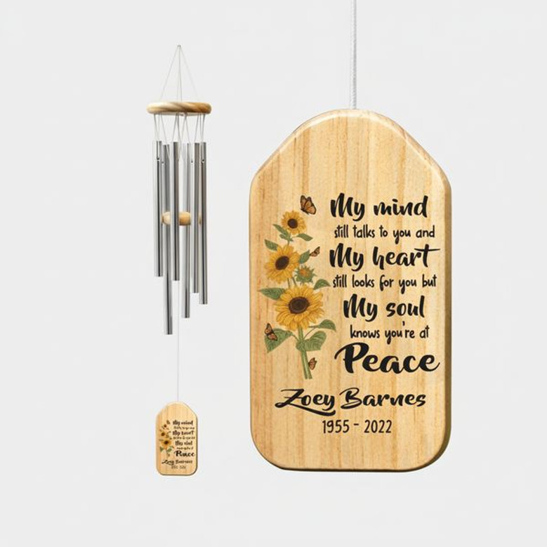 Whispering Peace Custom In Loving Memory Wind Chime Whispering Peace Custom In Loving Memory Wind Chime