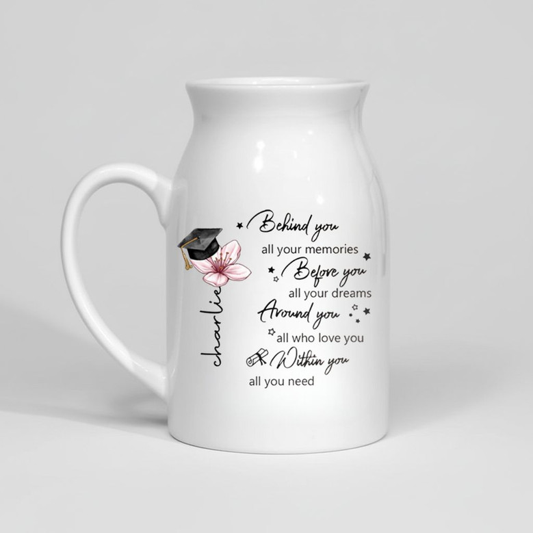 Cherished Memories Daughters Birth Flower Ceramic Flower Vase