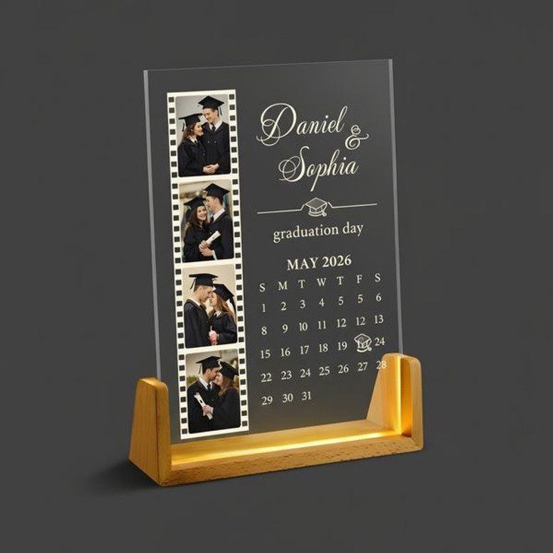 2026 Grad Photo Film Strip LED Night Light Keepsake