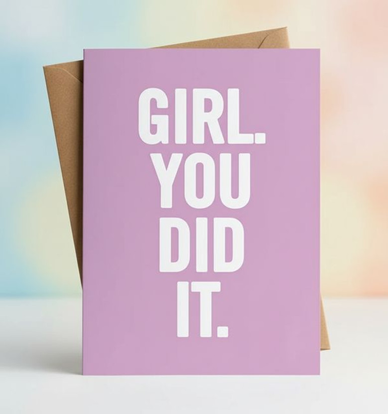 Celebrate Her Success Empowering Graduation Greeting Card