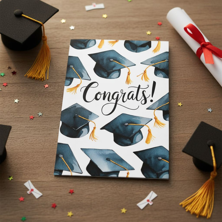 Celebrate Your Grandchild Degree with a Graduation Greeting Card