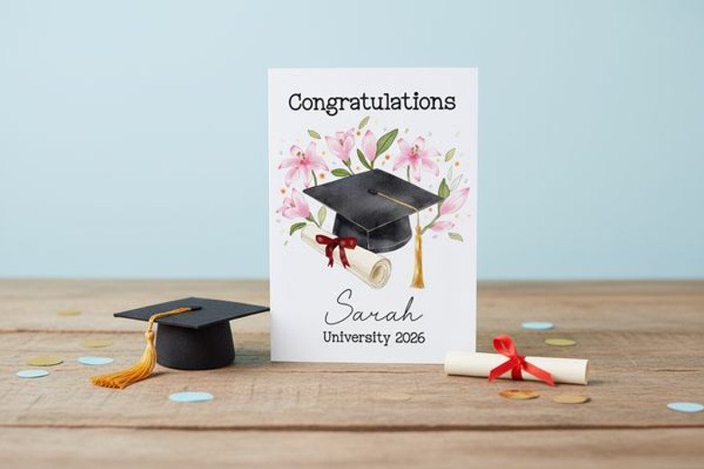 Commemorate Their 2026 Success Custom Senior Greeting Card