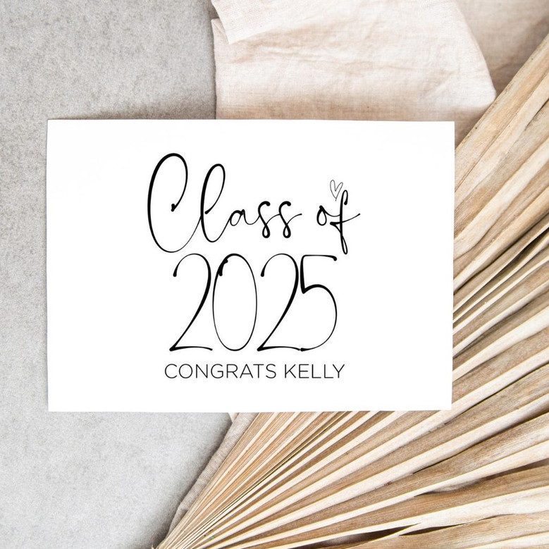 Custom 2026 Graduation Greeting Card for Son or Daughter