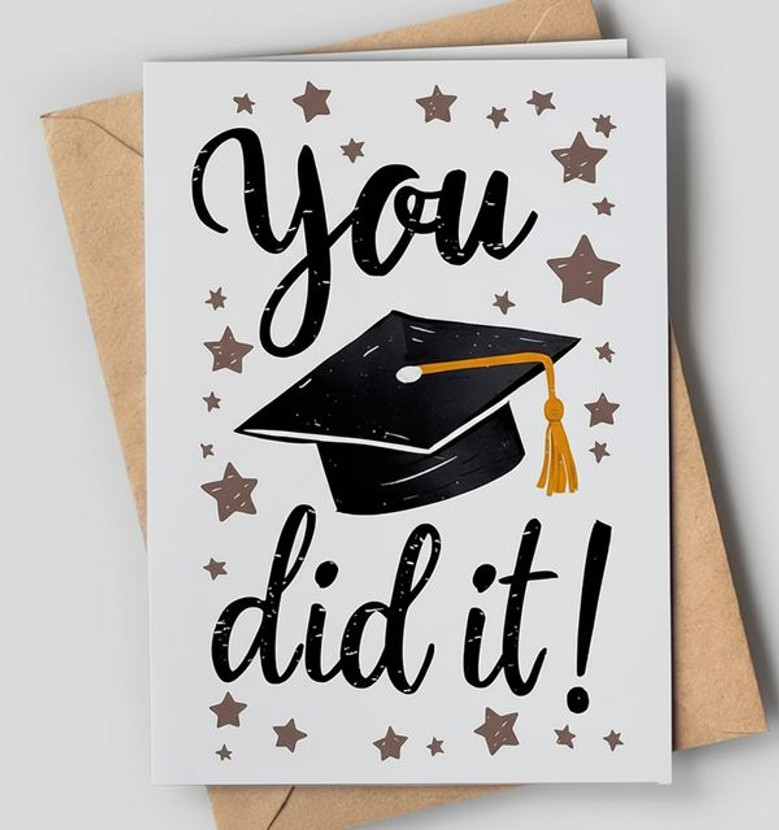 Graduation Greeting Card Celebrate Their Academic Achievement