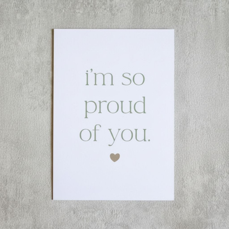 Heartfelt Greeting Card for Milestone Success