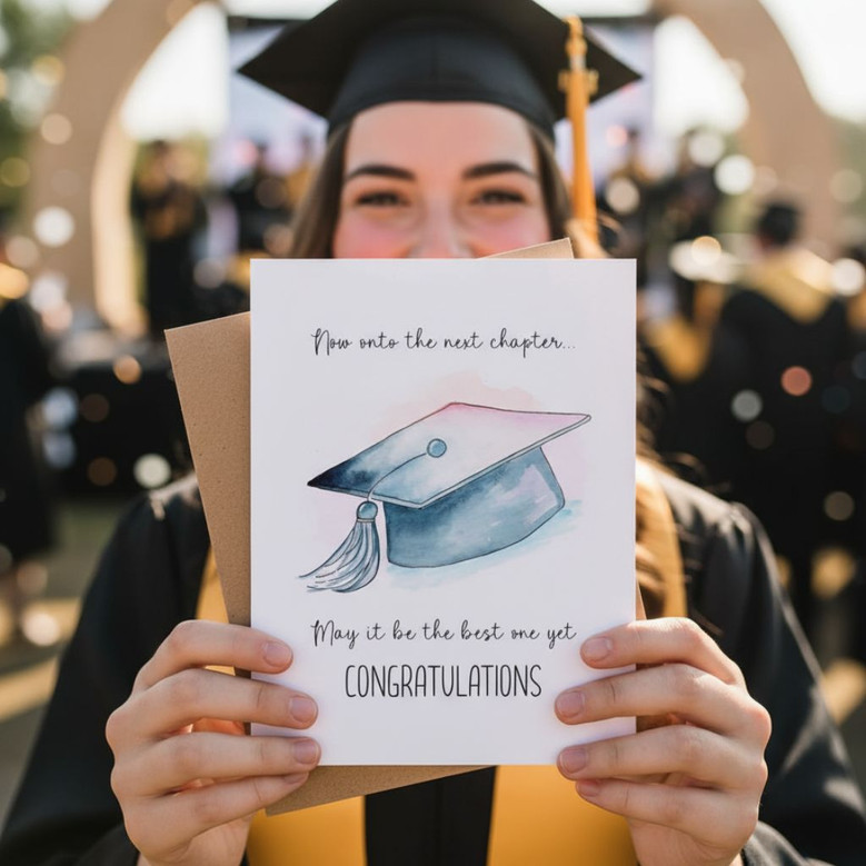 Honor Their Achievement Heartfelt Graduation Greeting Card