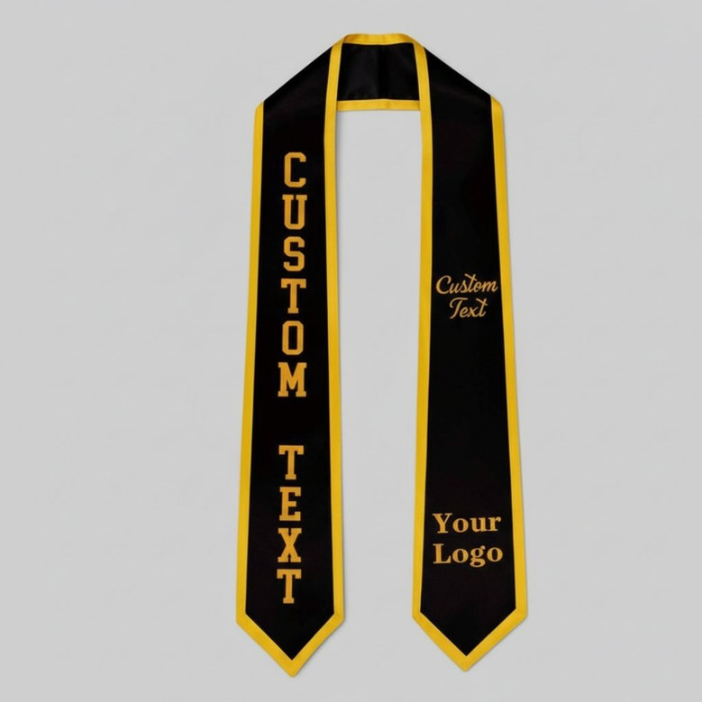 2026 Pride Custom Name School Colors Graduation Stool Sash