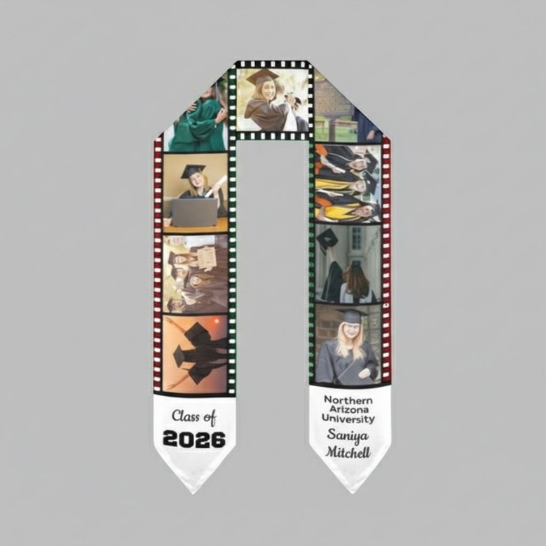 Capture the Milestone Custom 2026 Graduation Stool Photo Sash
