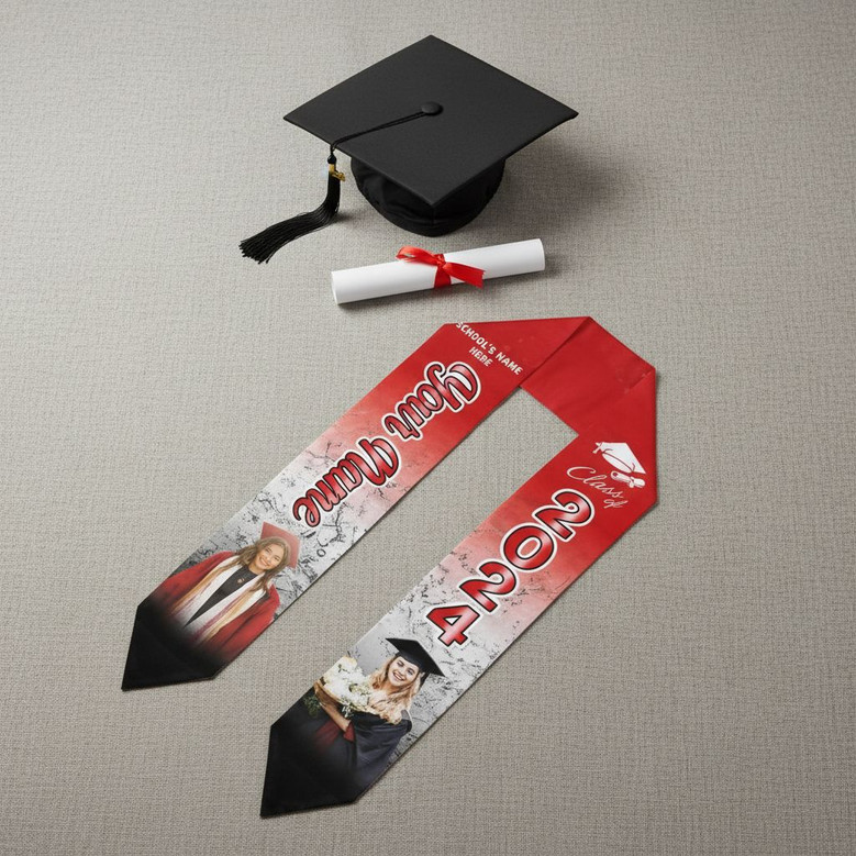 Capture Your Journey 2025 Graduation Stool School Colors