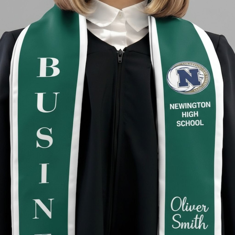 Class of 2026 Custom Graduation Stool Signature Sash