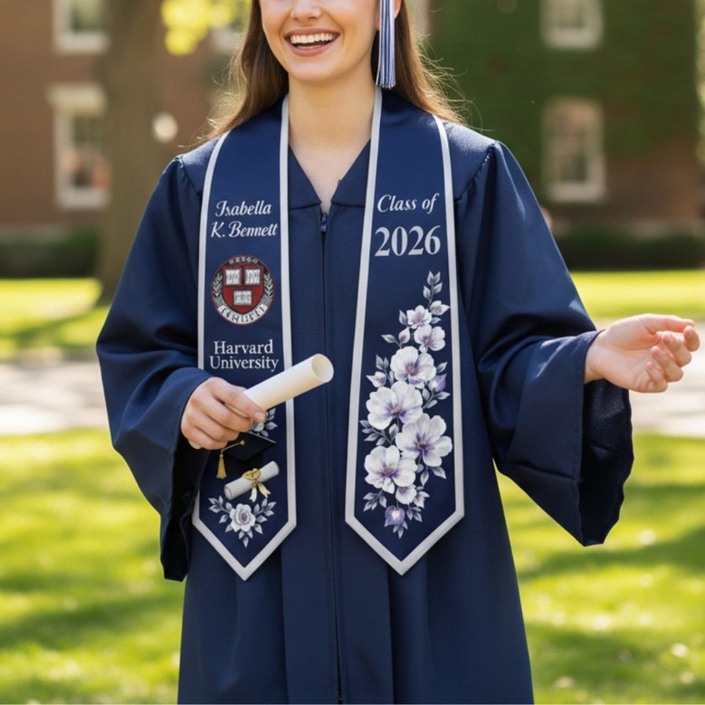 Wear Your 2026 Achievement Custom Logo Graduation Stool