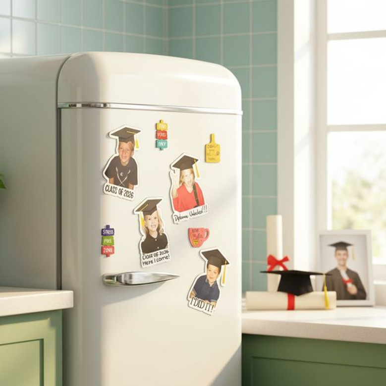 2026 Milestone Custom Acrylic Photo Magnet Graduation Gift