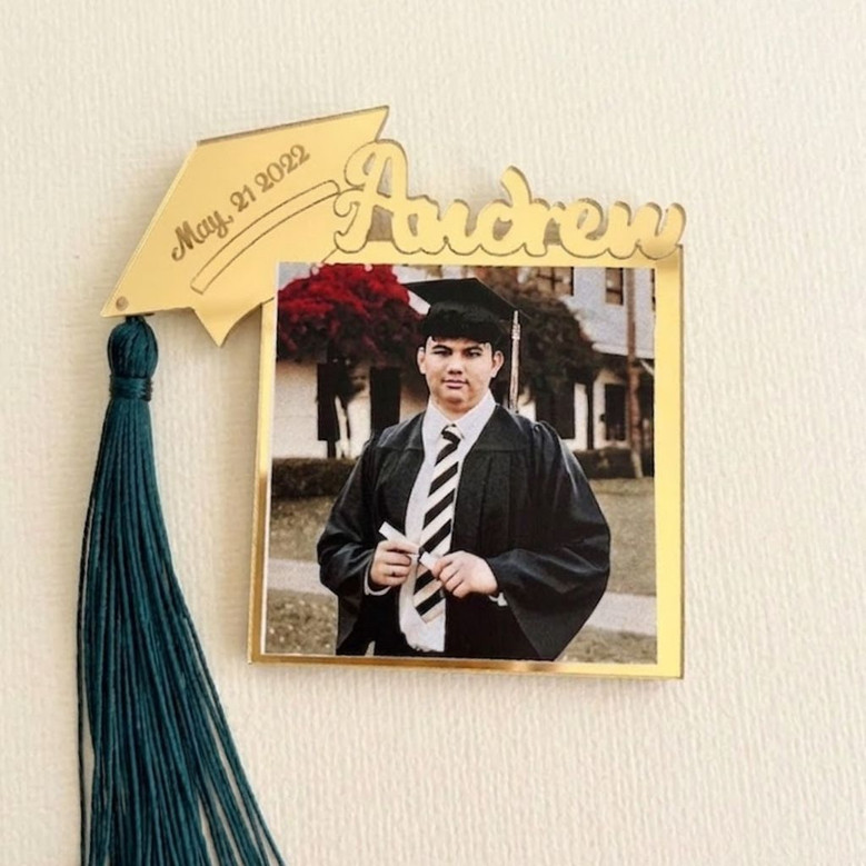 Capture Grad Milestones Custom Acrylic Photo Magnet Keepsake