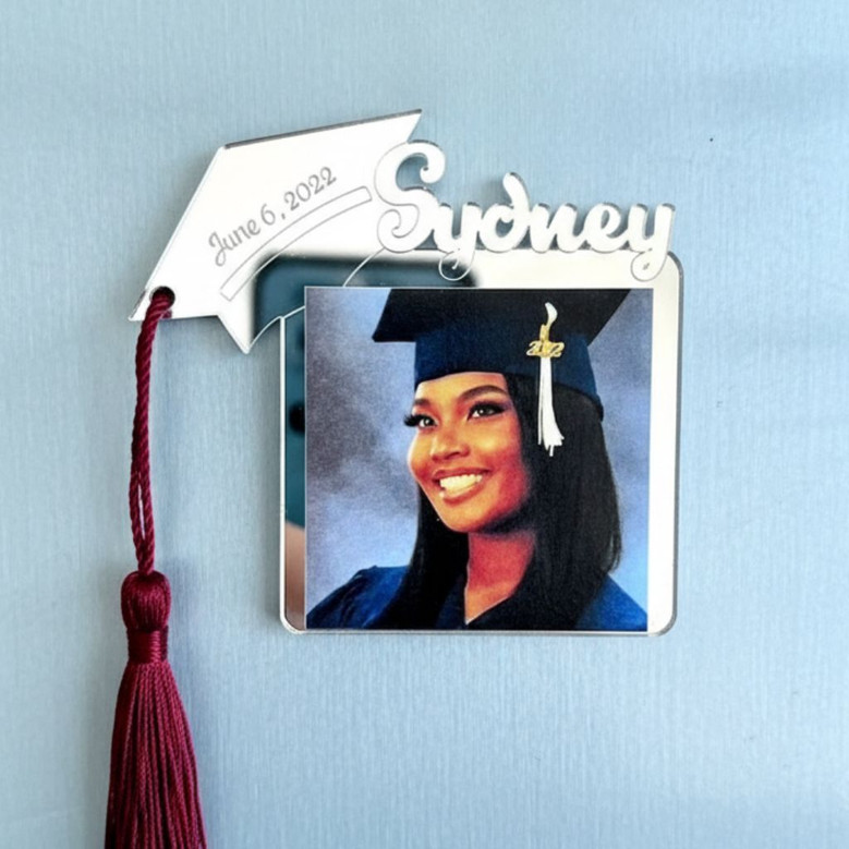 Capture Grad Milestones Custom Acrylic Photo Magnet Keepsake
