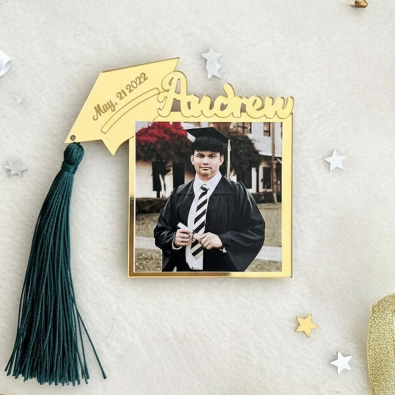 Capture Grad Milestones Custom Acrylic Photo Magnet Keepsake