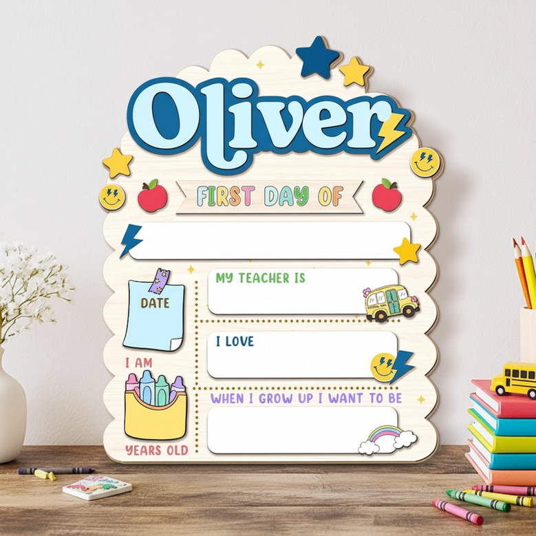 Capture the Joy - Reusable First/Last of School Sign Board
