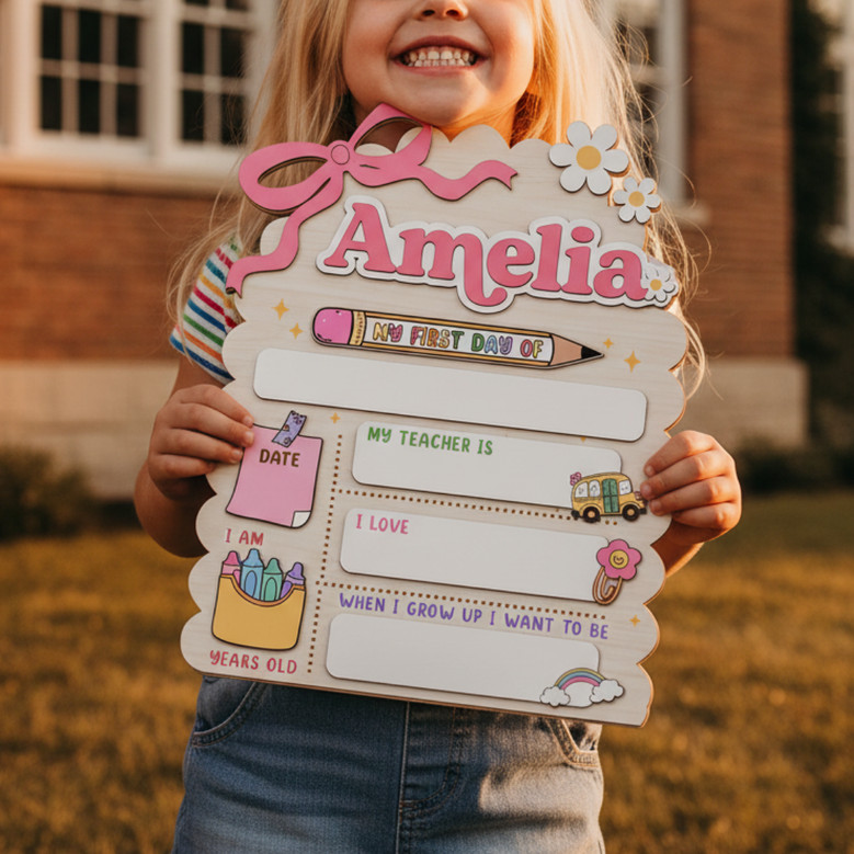 Your Child's School Journey - Reusable First/Last of School Sign Your Child's School Journey - Reusable First/Last of School Sign