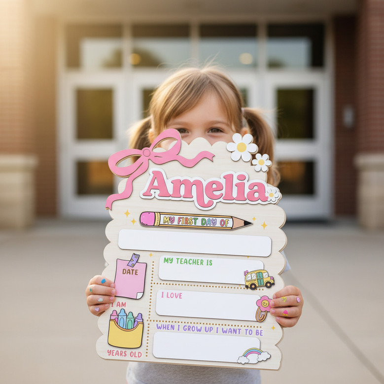 Your Child's School Journey - Reusable First/Last of School Sign Your Child's School Journey - Reusable First/Last of School Sign