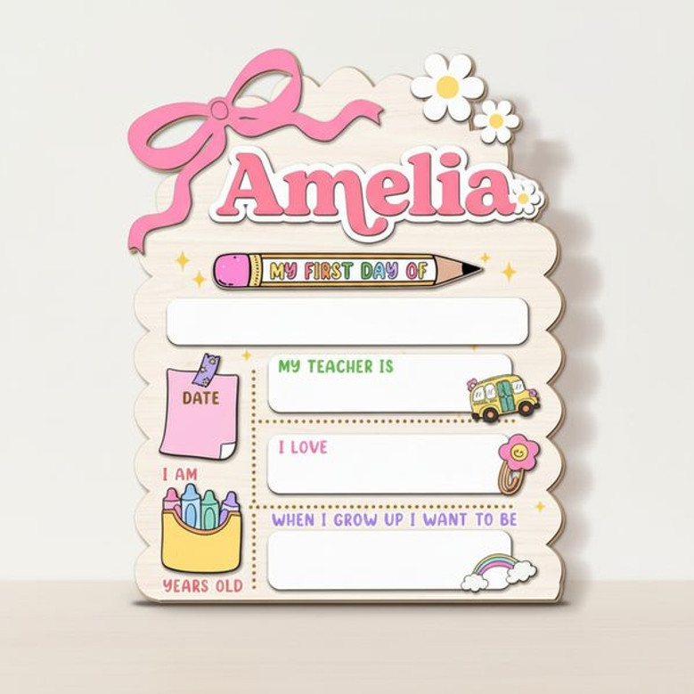 Your Child's School Journey - Reusable First/Last of School Sign Your Child's School Journey - Reusable First/Last of School Sign