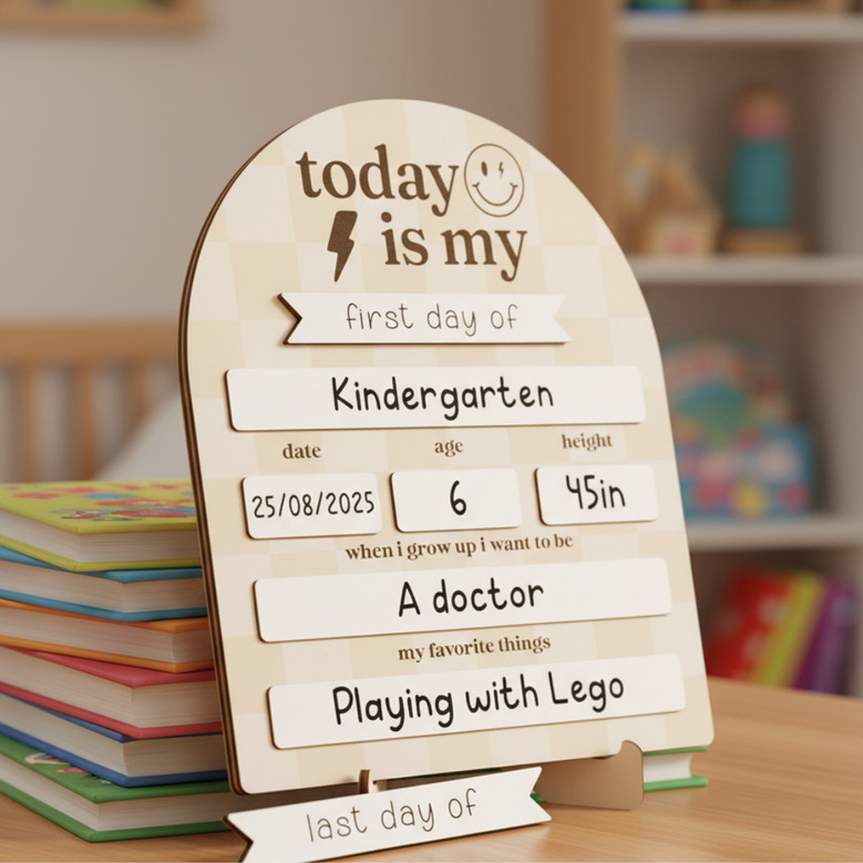 Capture Every Grade - Reusable First/Last of School Sign Board Capture Every Grade - Reusable First/Last of School Sign Board