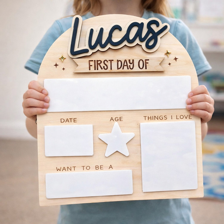 Capture the Joy - Reusable First/Last of School Sign Prop