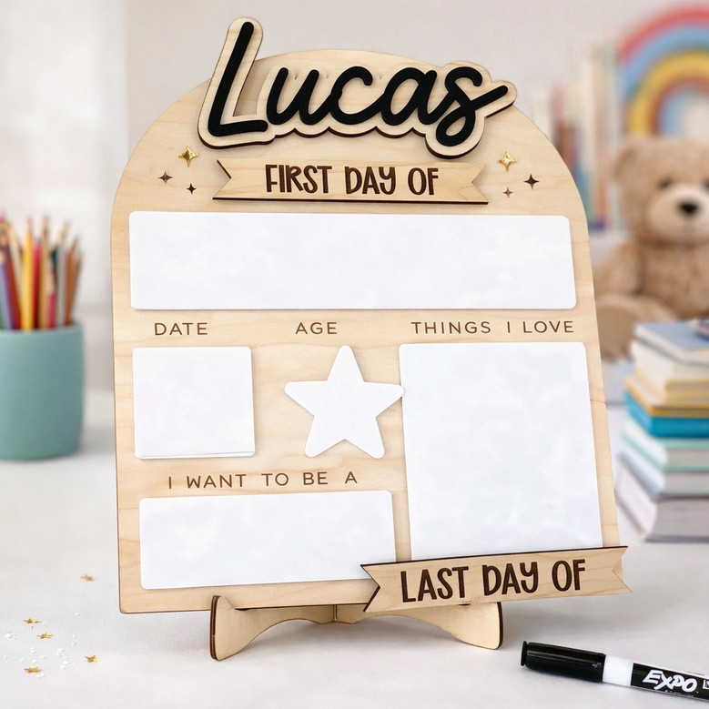 Capture the Joy - Reusable First/Last of School Sign Prop