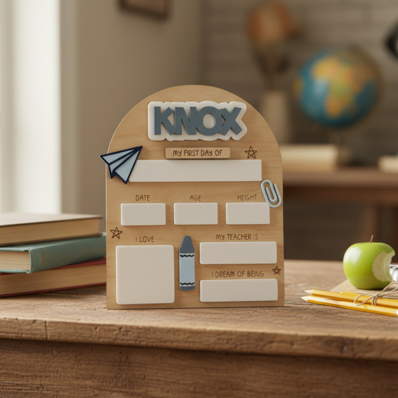 Capture the Magic - Reusable First/Last of School Sign Photo Prop Capture the Magic - Reusable First/Last of School Sign Photo Prop